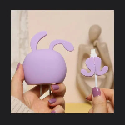 Purple Rabbit Charger Protecter