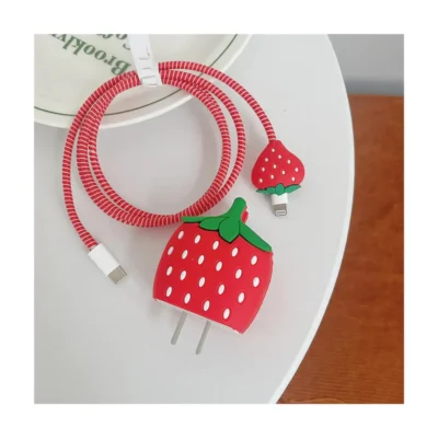 Strawberry Charger Protecter