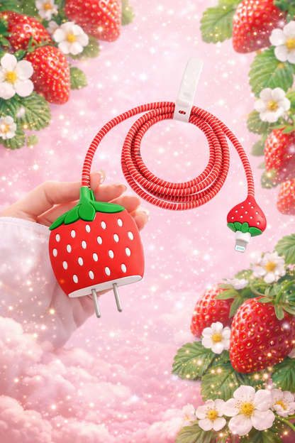 Strawberry Charger Protecter