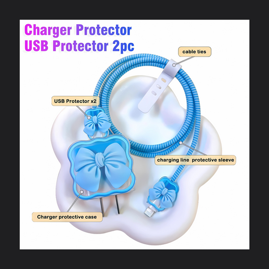 Sky Blue Charger Protector